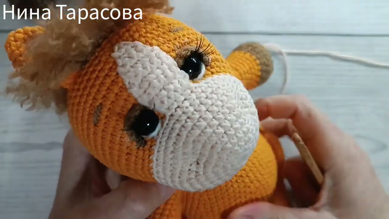 Лошадка Милка. МК вязание крючком. Часть 2
