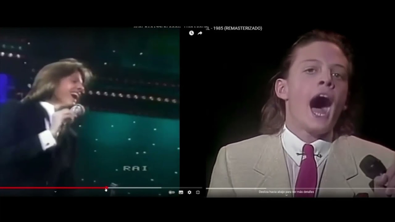 Dicen que Luis Miguel no es el mismo! - Son los muchachos de hoy...y de ayer