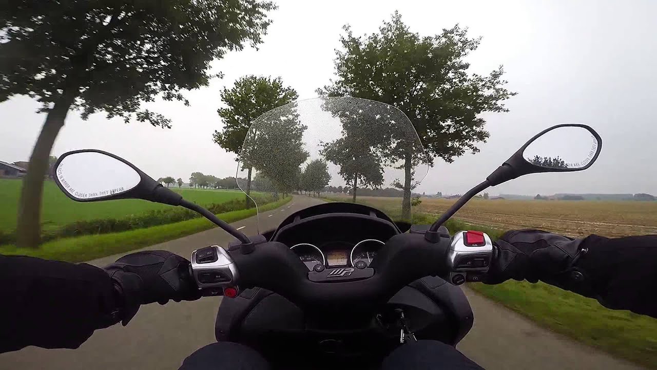 Piaggio Mp3 500LT first ride with the GoPro Hero 3+