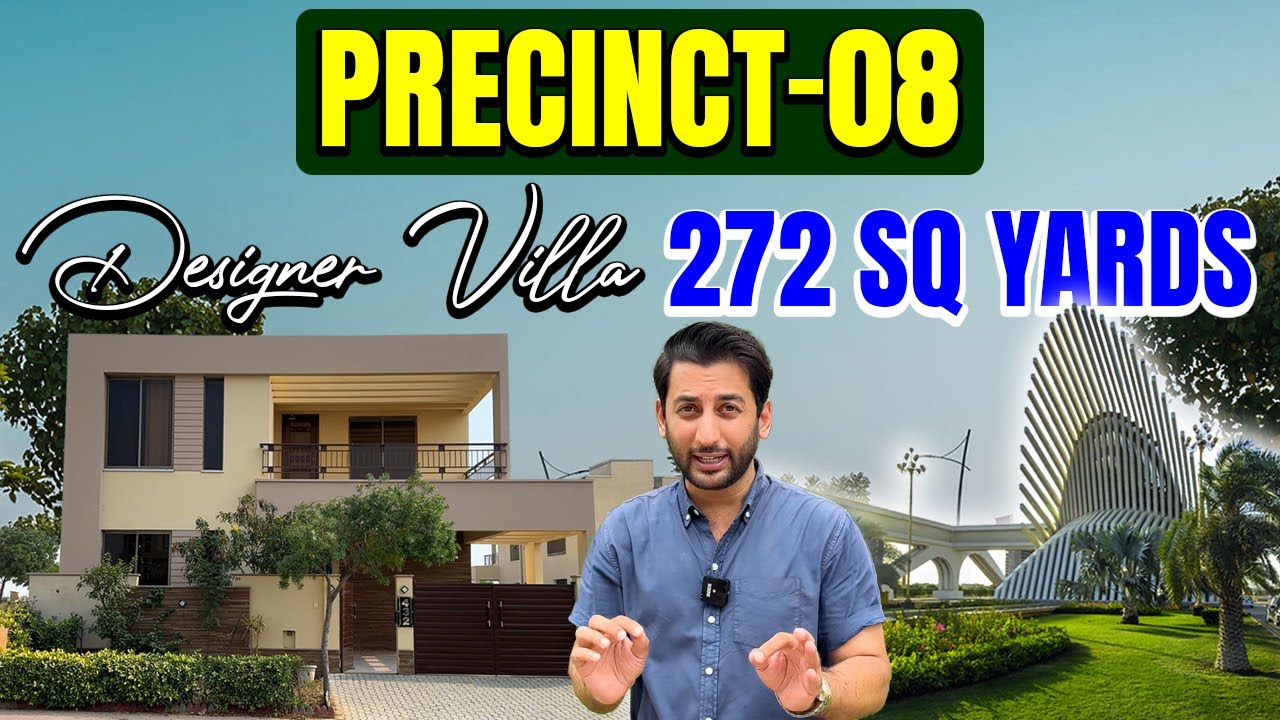 Precinct-08 Designer Villa – 272 Sq. Yards | Bahria Town Karachi