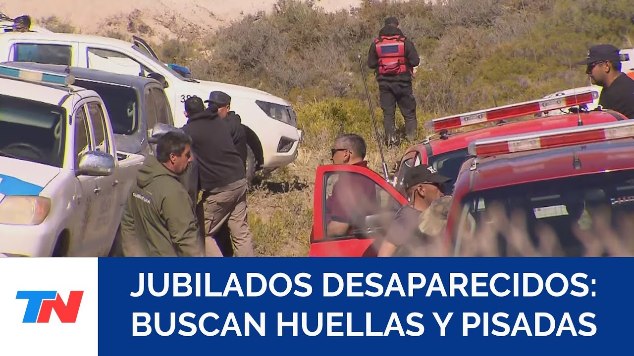 Ampl&iacute;an la b&uacute;squeda de los jubilados desaparecidos en Chubut: polic&iacute;a rastrilla cerca de una ruta