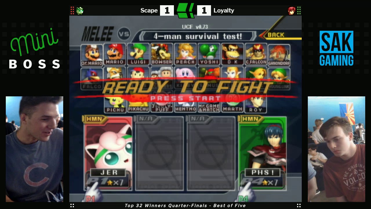 Mini Boss 5 SSBM Top 32 Winners Quarters - Scape (Jigglypuff) vs Loyalty (Marth)
