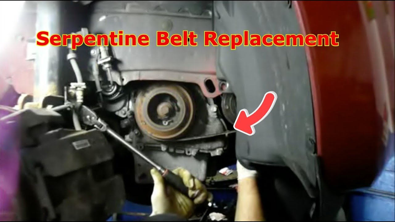 How To Replacement A Drive Belt 2010 Mercury Mariner