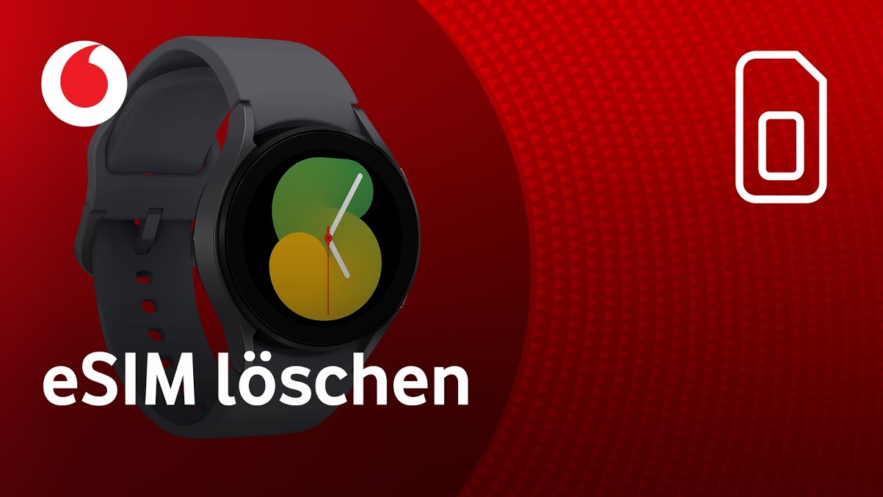 Samsung Galaxy Watch LTE: eSIM-Profil löschen
