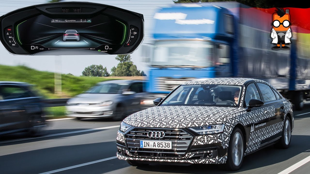 Audi A8: Testfahrt mit dem Staupiloten
