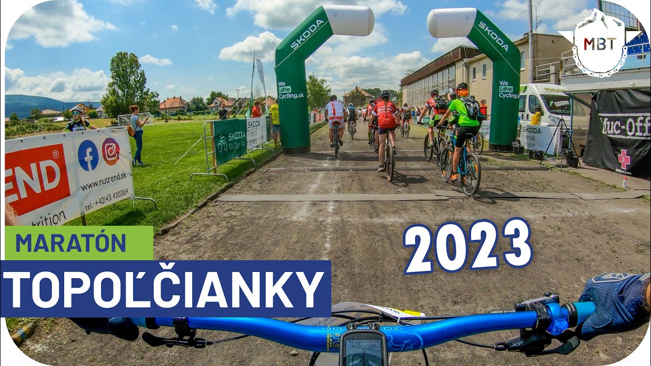MTB Cyklomaratón Topoľčianky 2023 │ Stúpanie k Hradu Hrušov v Dusnom Počasí a Hravé Singletraily