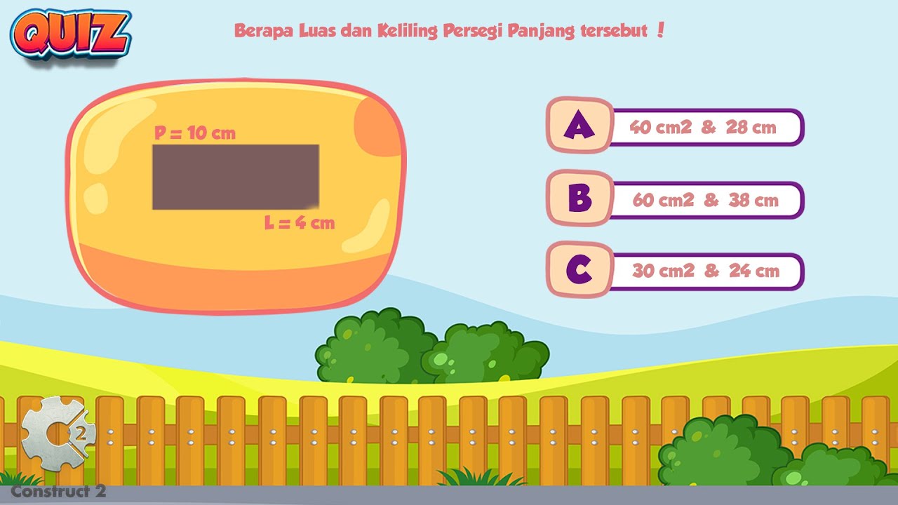 Tutorial Bikin Game Edukasi Matematika dengan Construct 2 - Part#4 : Quiz