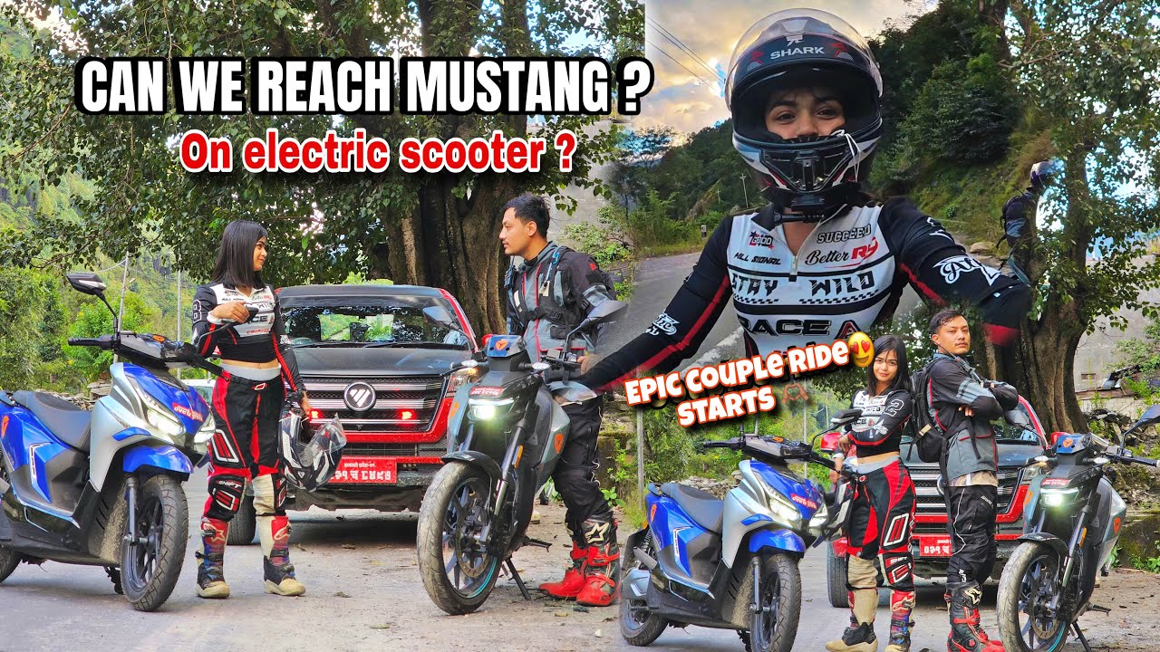 ELECTIRC  RIDE TO MUSTANG 😍 #yadea 