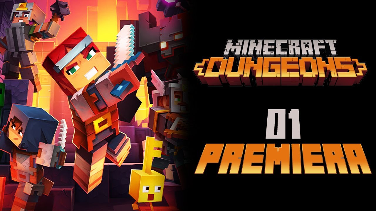 Minecraft Dungeons PL E01 PREMIERA!