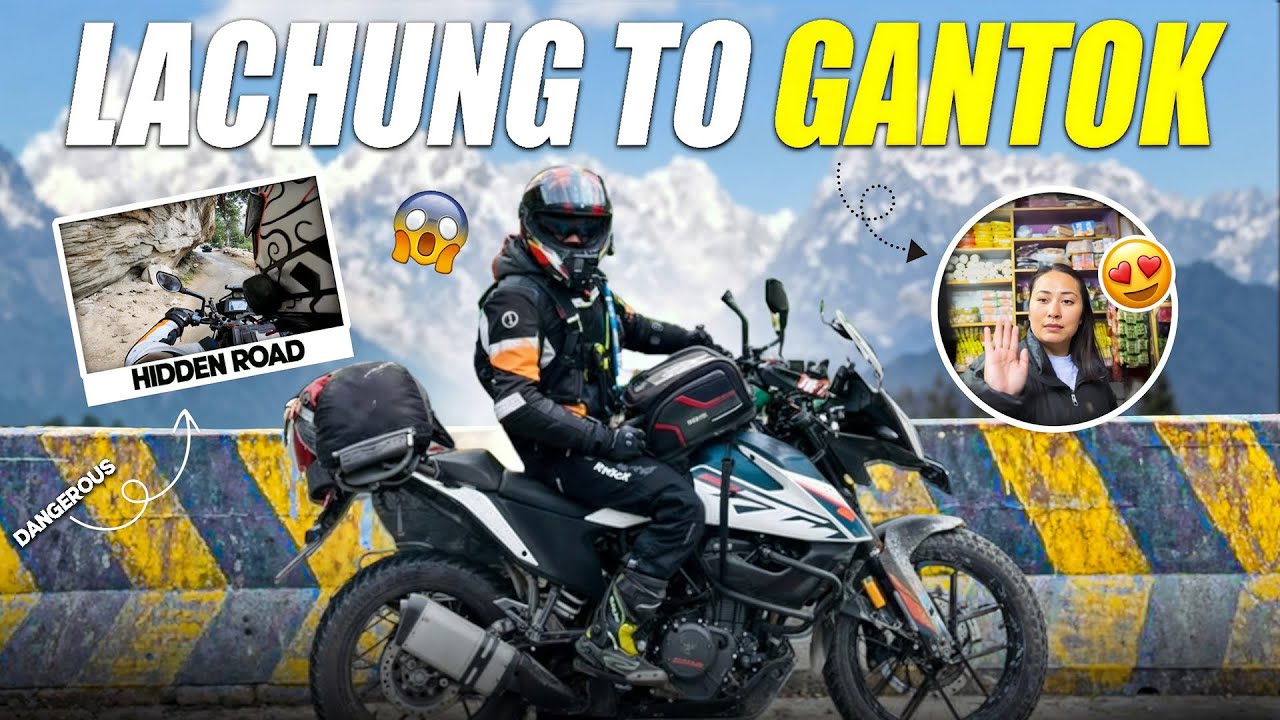 Lachung to Gangtok ￼hidden gem road  To dangerous road😭#viralvideo #nightviral @Blogger2002  #views 