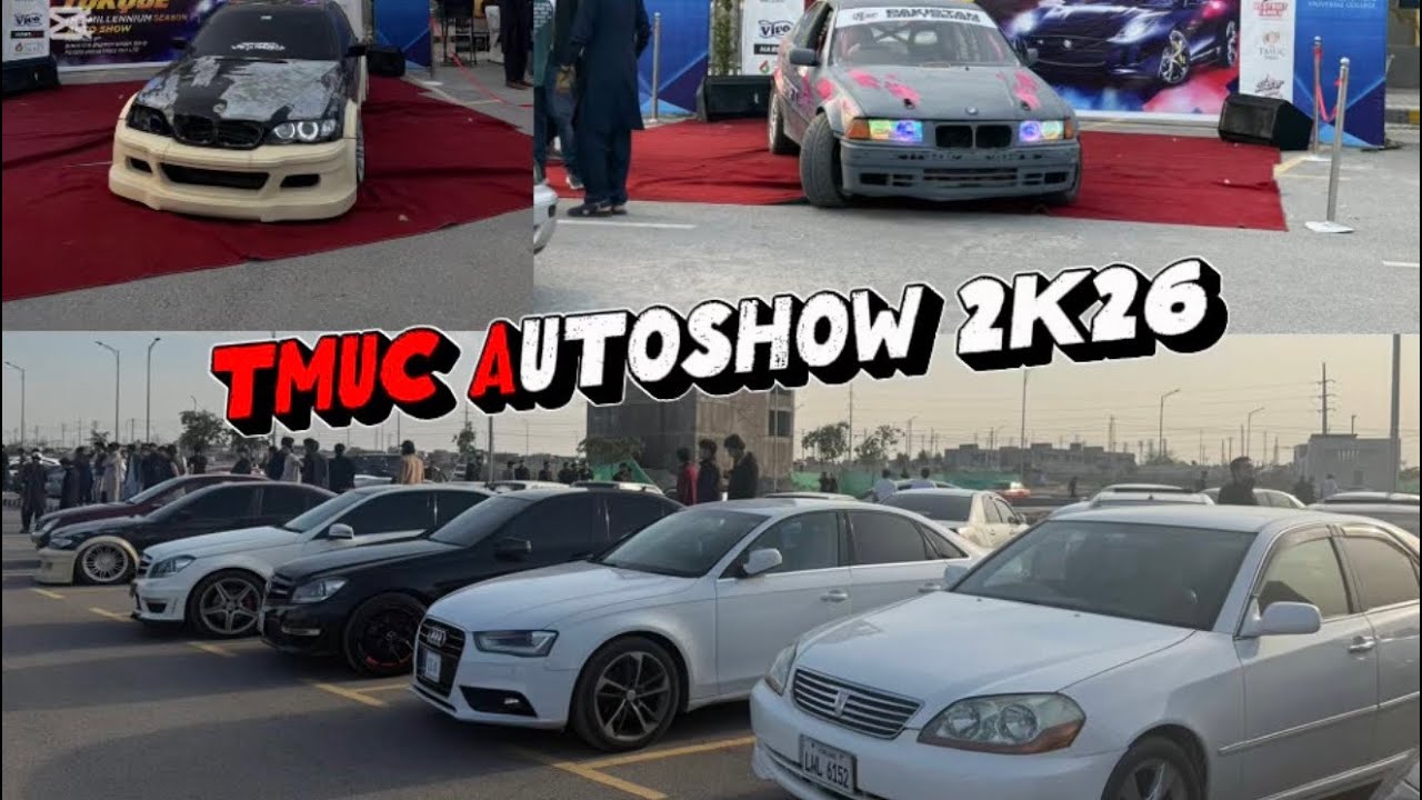 TMUC Autoshow 2K26 🔥 | Drag races, Drifting, Burnouts | Team DRC
