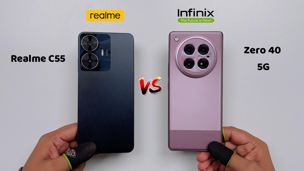 Realme C55 vs Infinix Zero 40 5G Speed Test