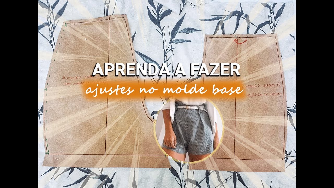 MOLDE | SHORTS ALFAIATARIA COM PREGA
