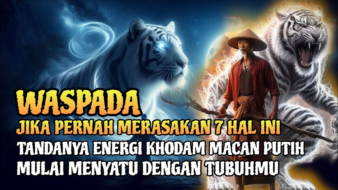 KAMU TERPILIH❗Jika Kamu Mengalami 7 Hal Ini Berarti Tubuhmu Sudah Menyatu dengan Raja Macan Putih