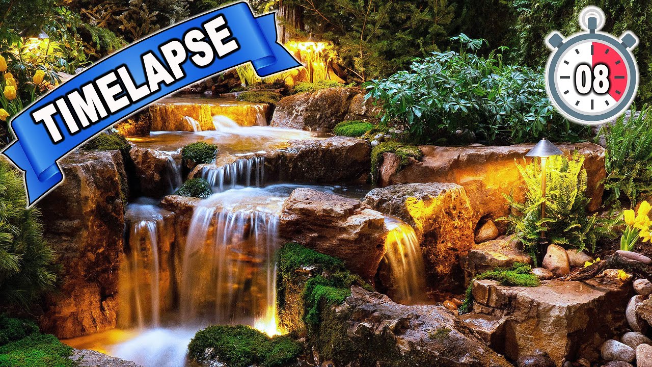 INDOOR Pondless Waterfall Timelapse!
