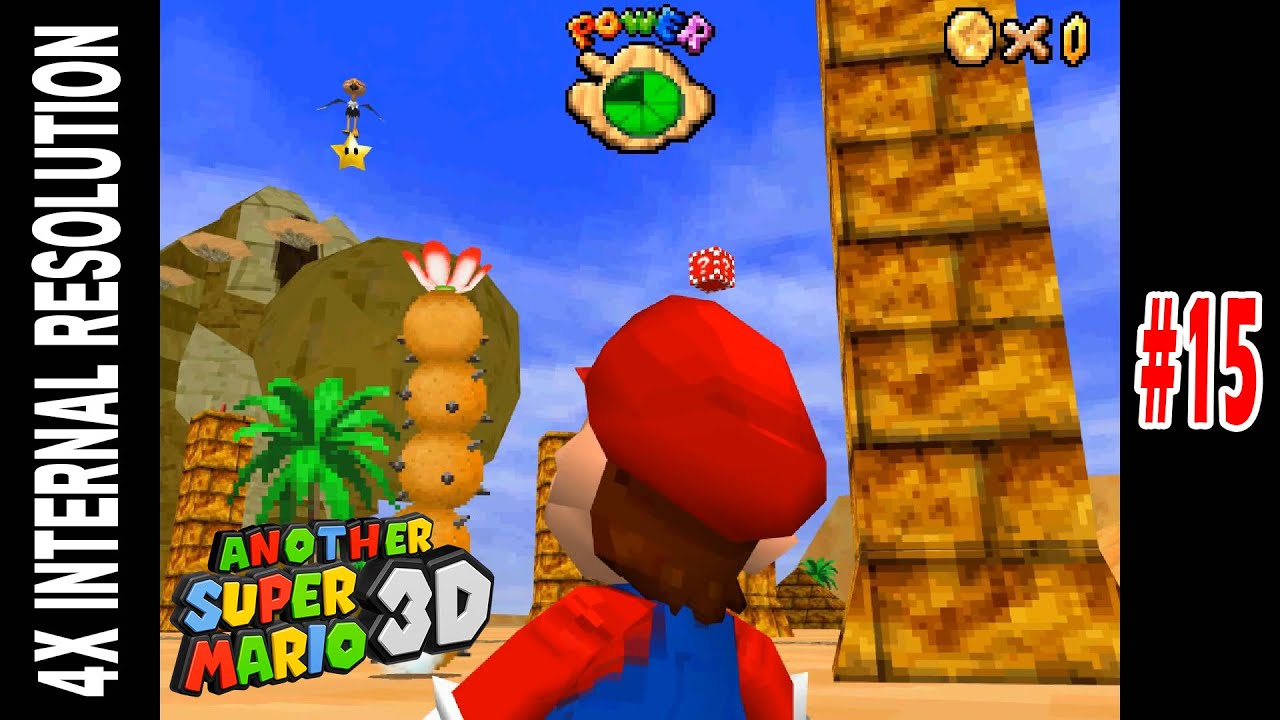 Let's Play Another Super Mario 3D (SM64DS Hack): Part 15 | DeSmuME X432R | [1080p HD] | Nintendo DS