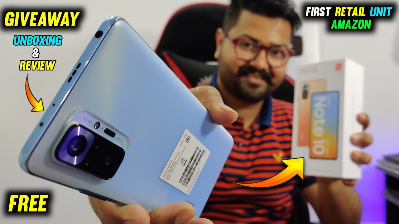 Redmi Note 10 Pro Max Unboxing 🔥 Review | Camera | First Retail Unit Amazon | Pubg Test  | 8 GB Ram
