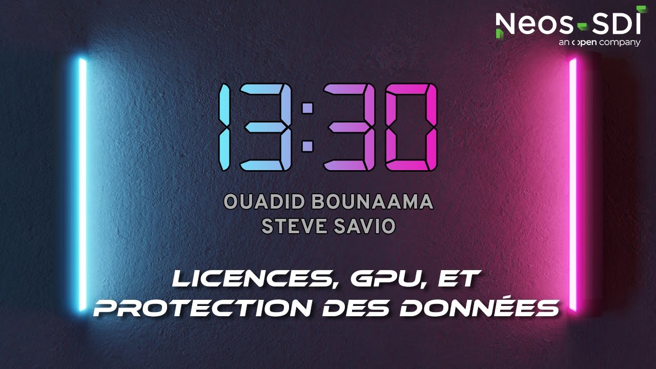 13:30 - Licences, CGU et protection des données en entreprise, avec Ouadid Bounaama