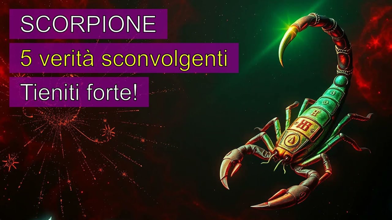 🔥 TOP 5 - Le VERITÀ scioccanti sullo Scorpione