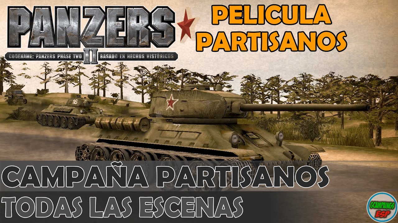 Codename Panzers 2 Remastered | Escenas Pelicula Campaña PARTISANOS En Español