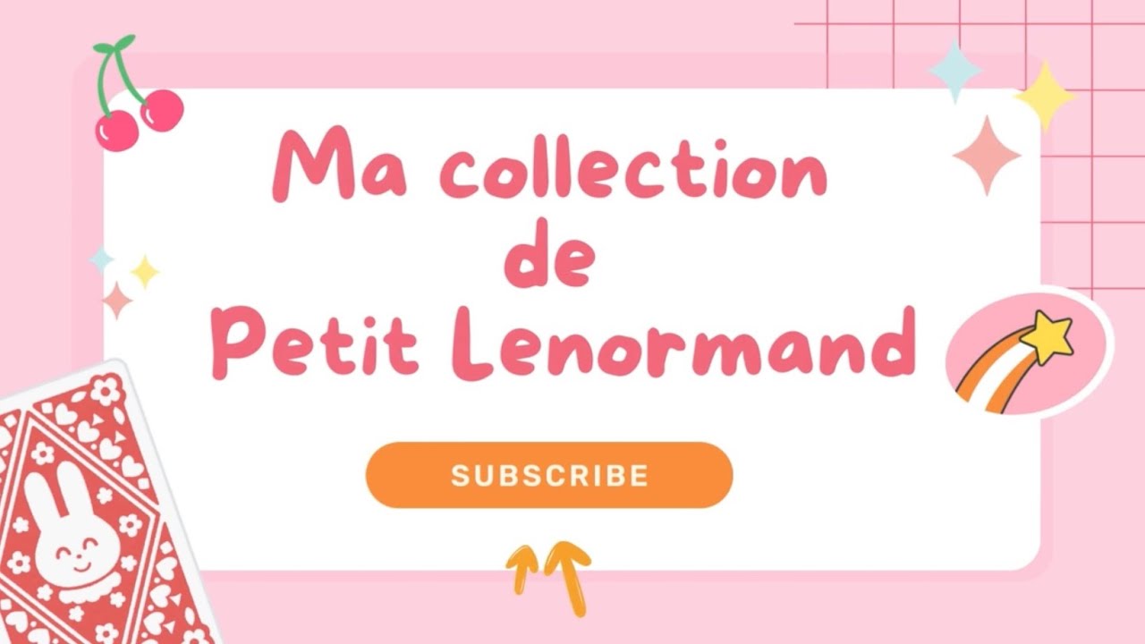 🔮Ma collection de Petit Lenormand✨(en bonus mes livres d'apprentissage)