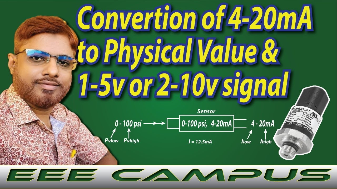Instruments 4-20 mA Conversion Calculation Formula | 4 to 20ma conversion formula.