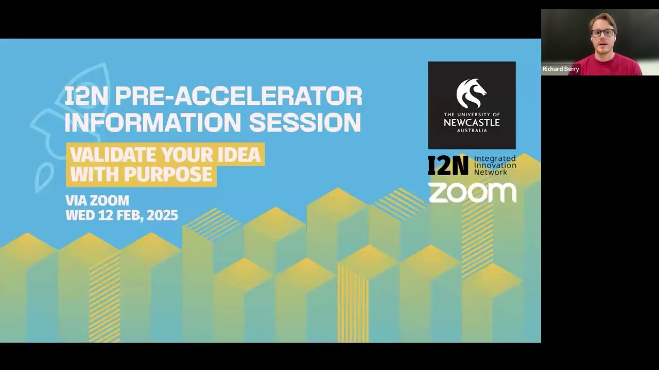 I2N Pre Accelerator Information Session 2025