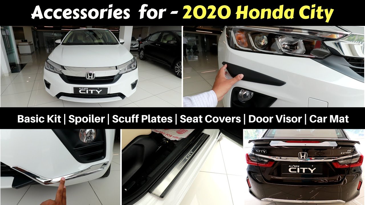 Accessories for 2020 Honda City | Basic Kit | Admirer Kit | Elegance Kit | Utility Kit