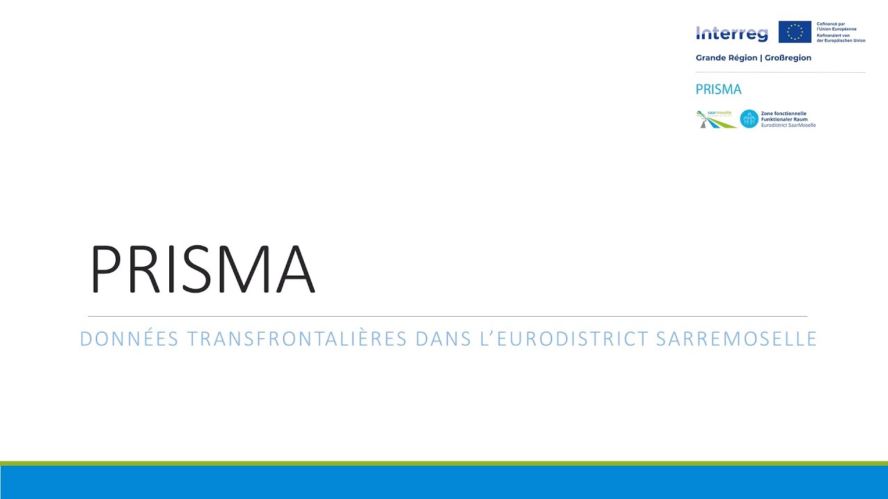 Video explicative pour la plateforme de données- Eurodistrict SaarMoselle