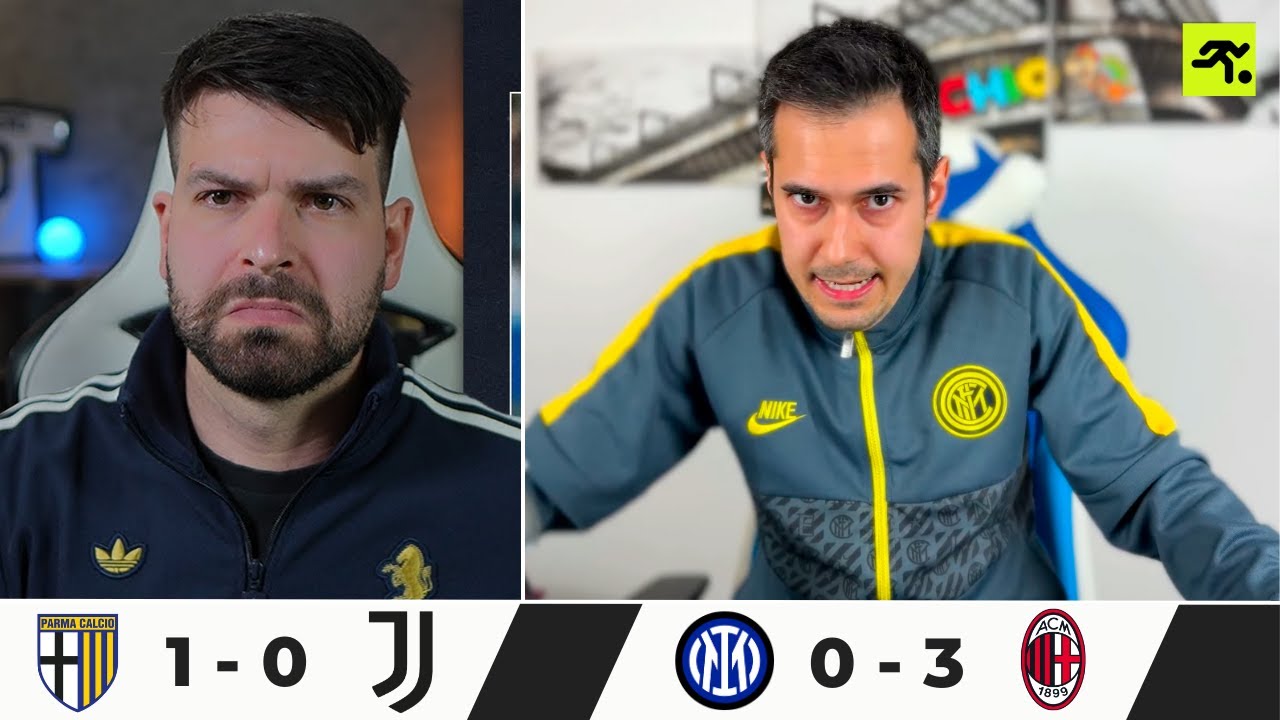 INTER-MILAN 0-3 e PARMA-JUVENTUS 1-0 | GUFI SCATENATI: “ADDIO TRIPLETE…” | TIFOSIAMO