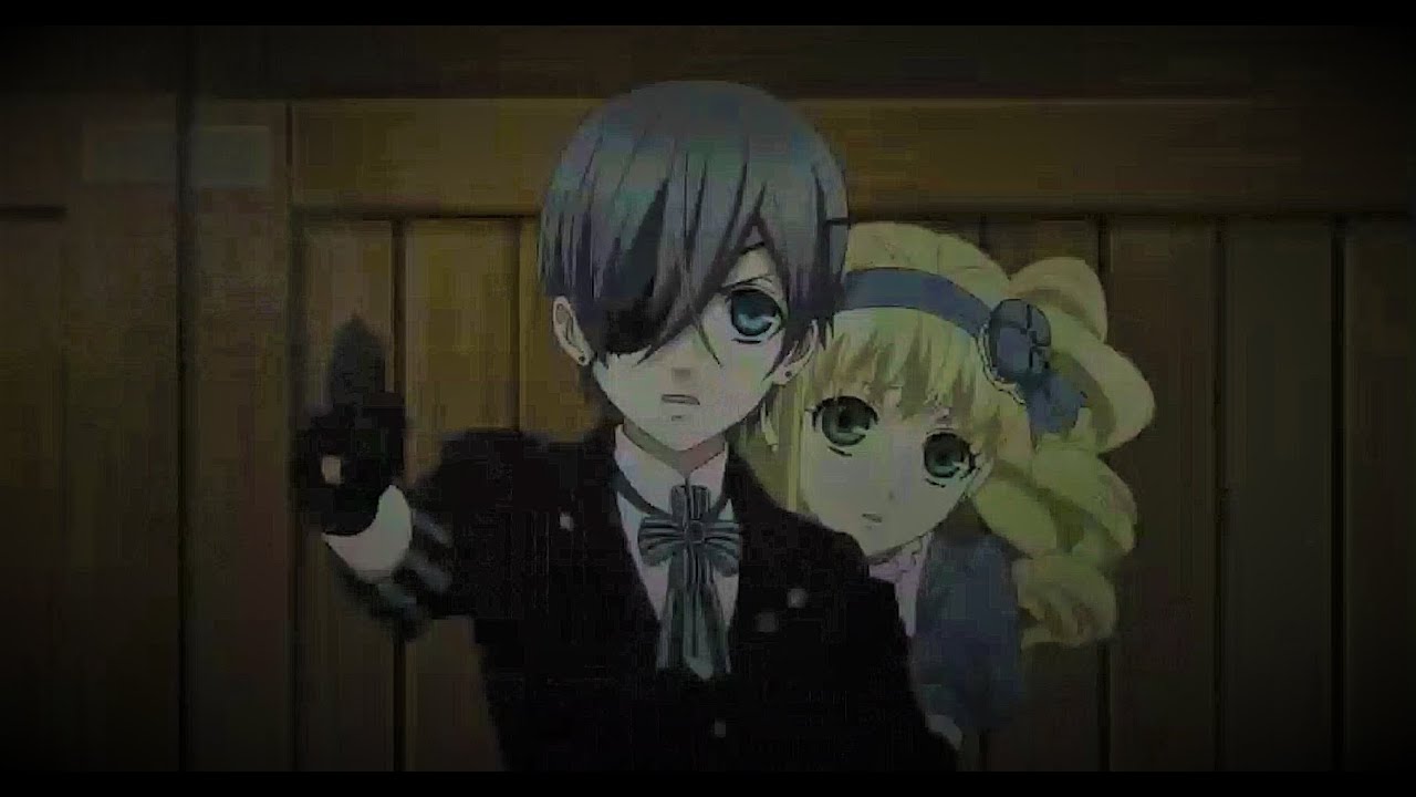 Black Butler (Ciel & Lizzie) [AMV] ~ Sad Song (nightcore)