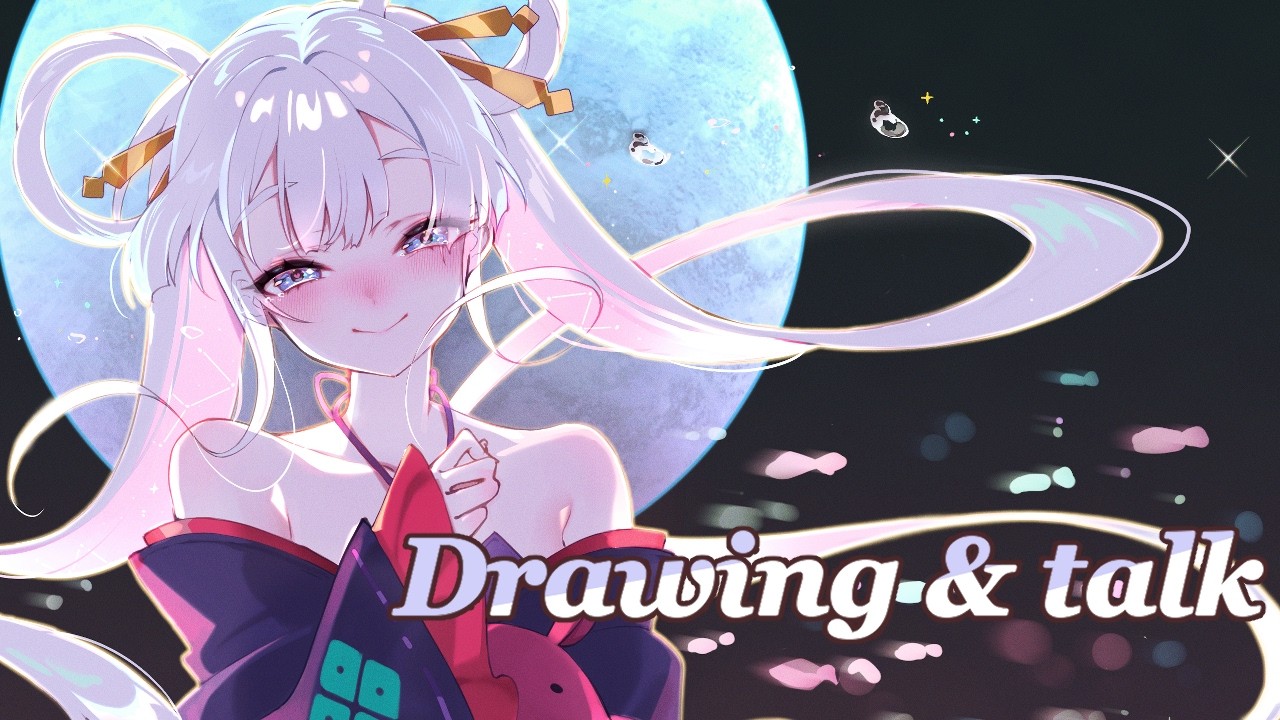 【お絵描き】ラクガキが気に入ったので月見 ヤチヨちゃん好き描き 【カノラユ】