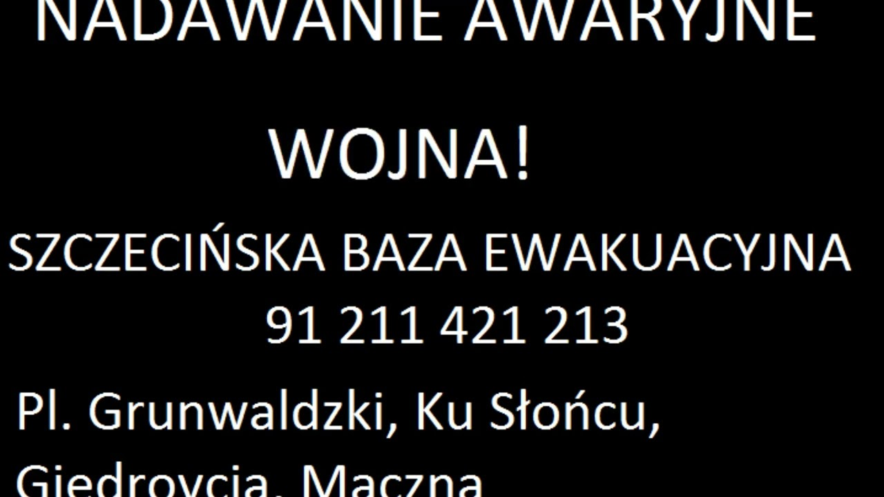 Emergency Broadcast System - Poland (REUPLOAD)