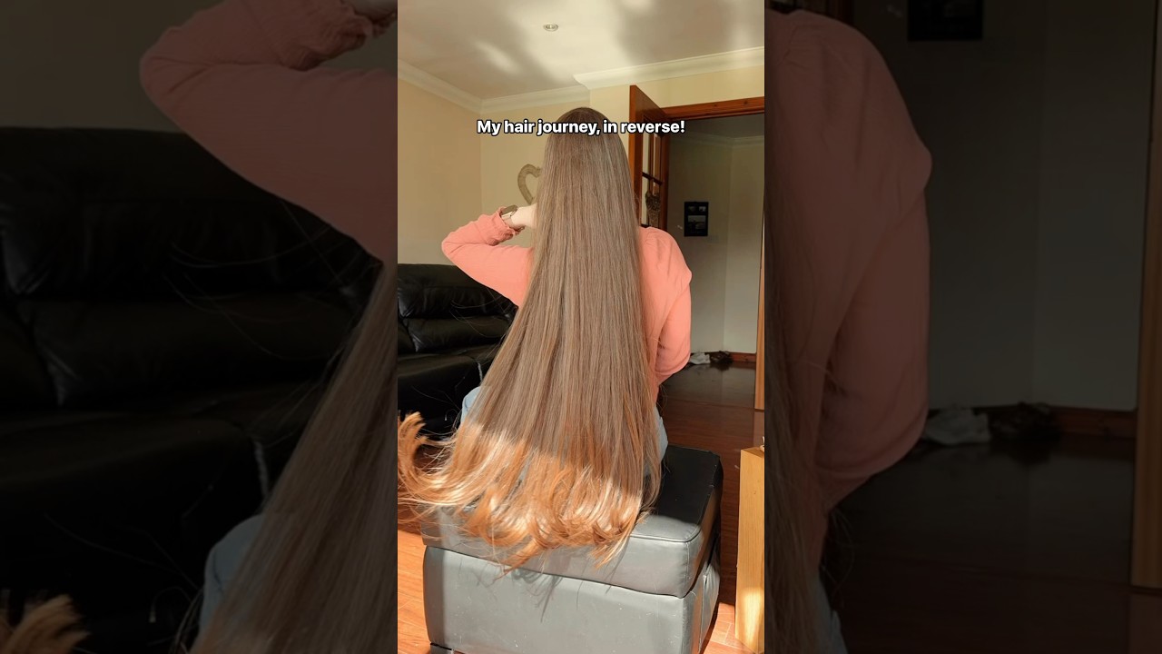 My hair journey, in reverse ⏮️ #hairjourney #longhair #healthyhaircare #hairtransformation