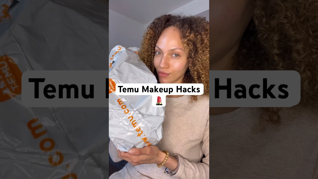 Temu Makeup Hacks 💄 #shortsyoutube #beautyshorts #makeupshorts #makeuphacks #temu #cheapmakeup