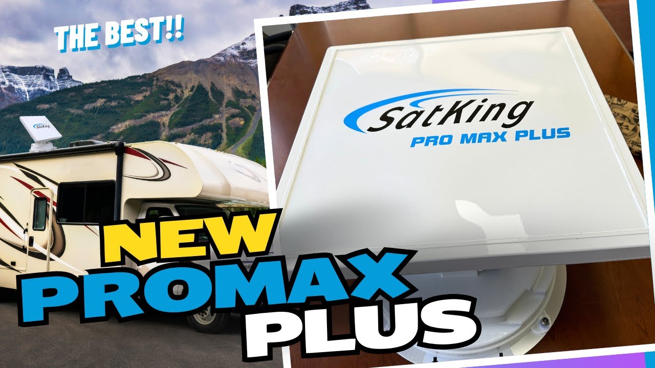New Satking ProMax Plus with Bluetooth & GPS | 2024 | Caravan Satellite Dish