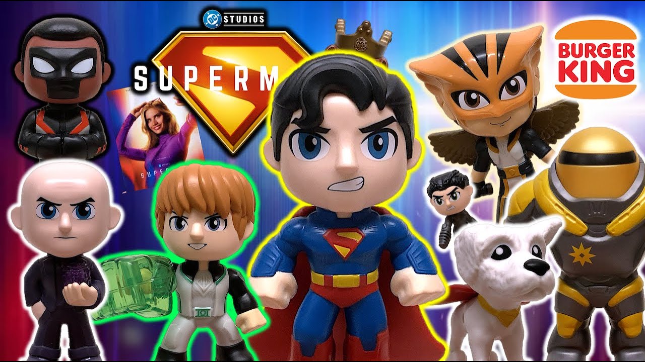 Colección de SUPERMAN la Película de Burger King Brasil - TOY SHOTS (2025) - DC James Gunn