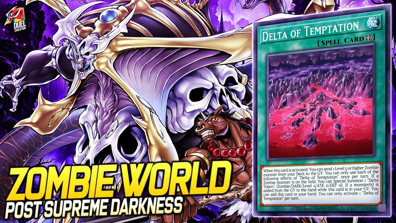 Deck Zombie World Post Supreme Darkness | EDOPRO | Replays 🎮 + Decklist ✔️