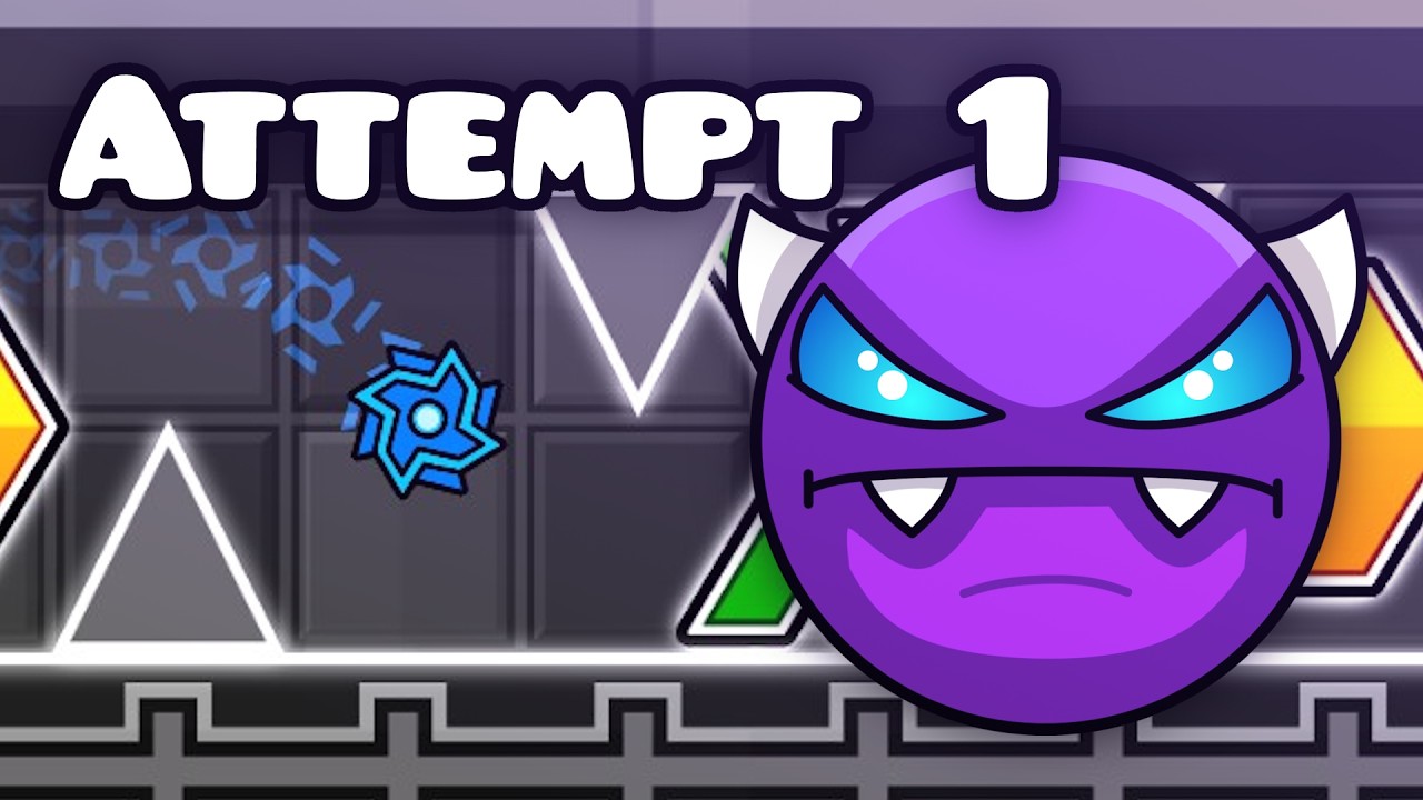 1 attempt on every EASY DEMON I've beaten