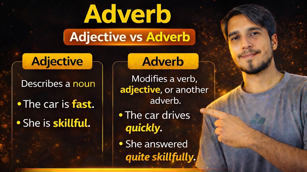 Adverb basic Lec-1 | 90% Students Make This Mistake | SSC CGL & Banking Exams