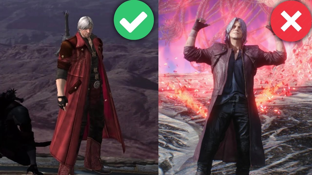 Почему Данте из DMC4 лучше Данте из DMC5