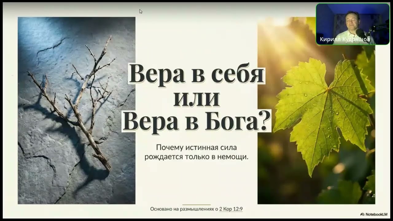 6.11.3 От самоуверенности к вере (трансляция)