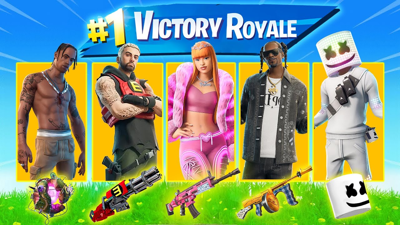The *RANDOM* MUSIC Boss Challenge in Fortnite!