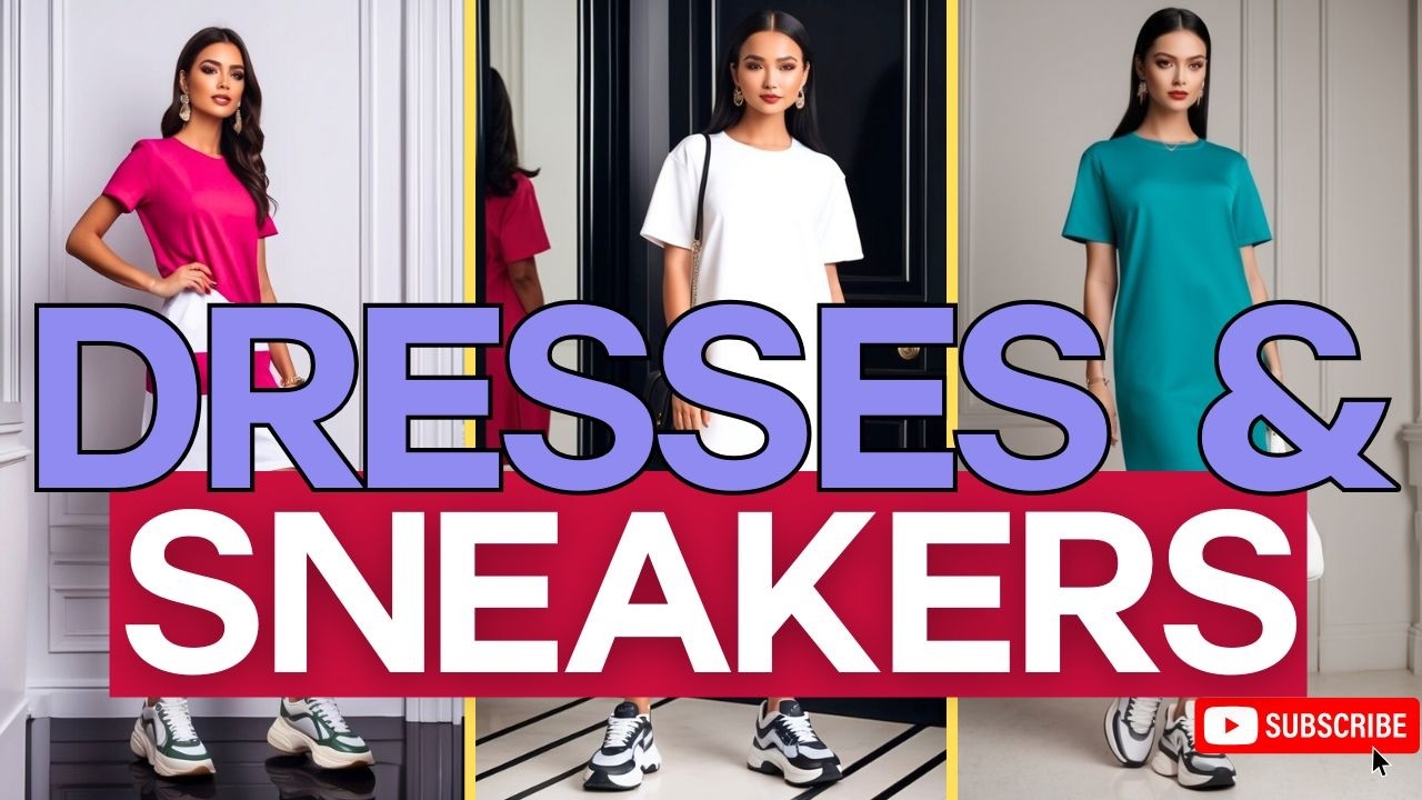 Dresses with Sneakers 👟 2025 Outfit Ideas | Master the Casual Chic Style Trend