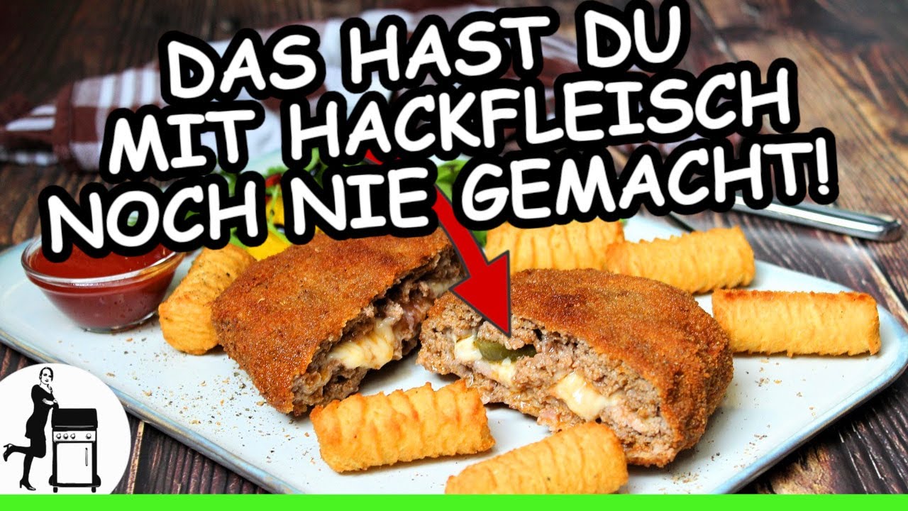Hackfleisch Cordon Bleu - das hast du mit Hack NOCH NIE gemacht!