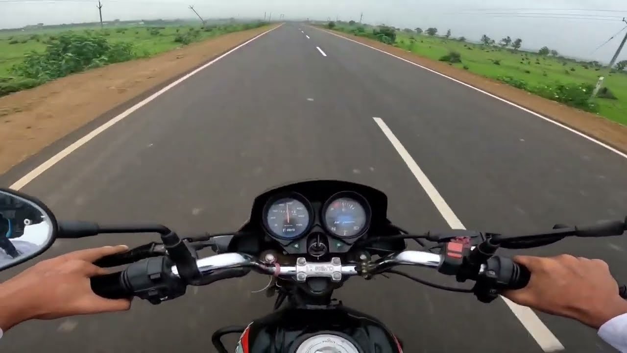 Amlataj to Aashta Non-stop Solo Ride On Hero Hf Delux Bike | Madhya Pradesh India Solo Ride On Delux