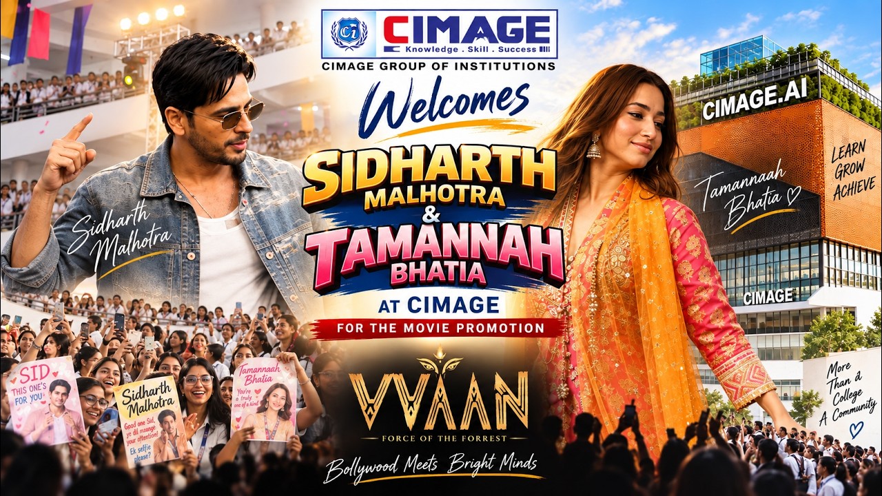 Sidharth Malhotra & Tamannaah Bhatia at CIMAGE Patna