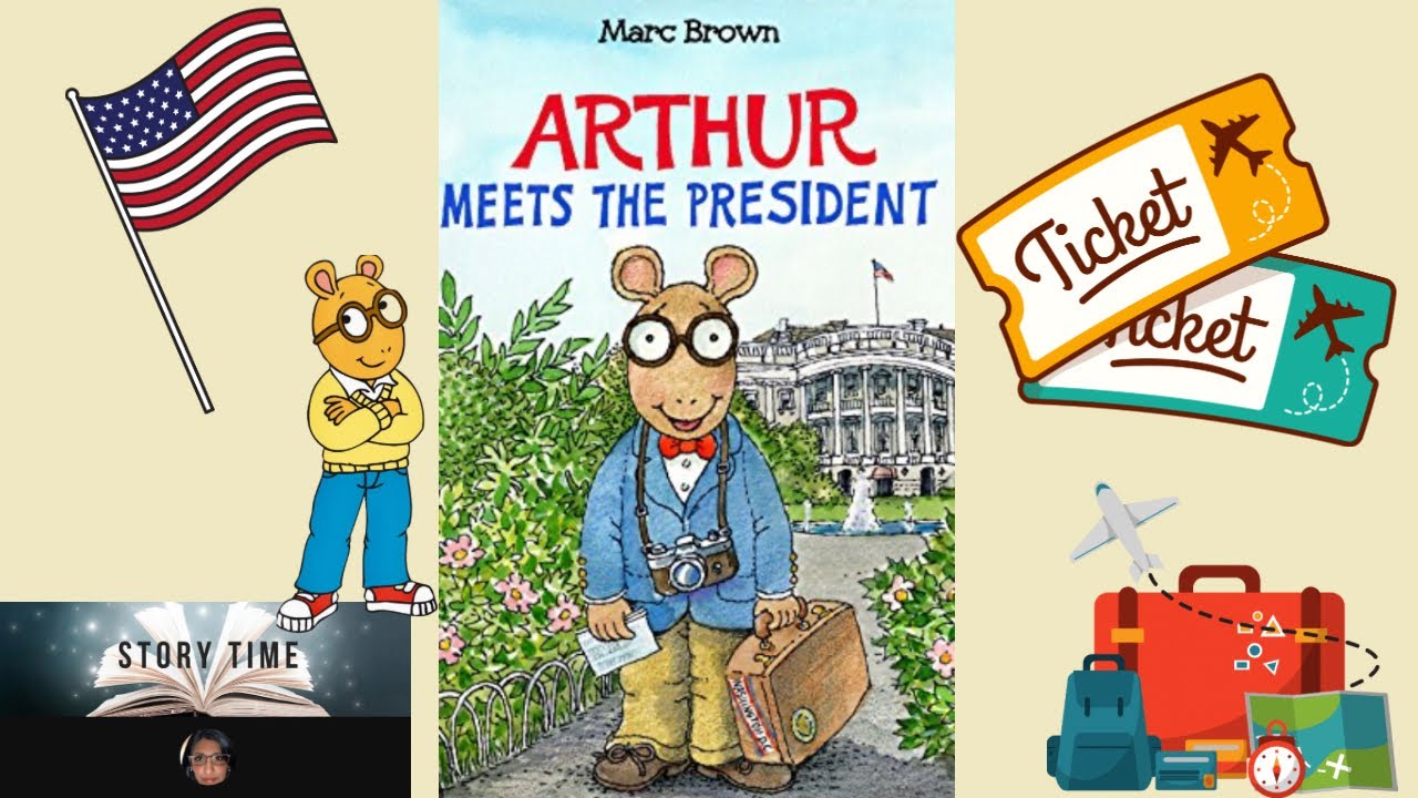 🇺🇸Arthur Meets the President by Marc Brown, children’s story, read aloud with sound effects