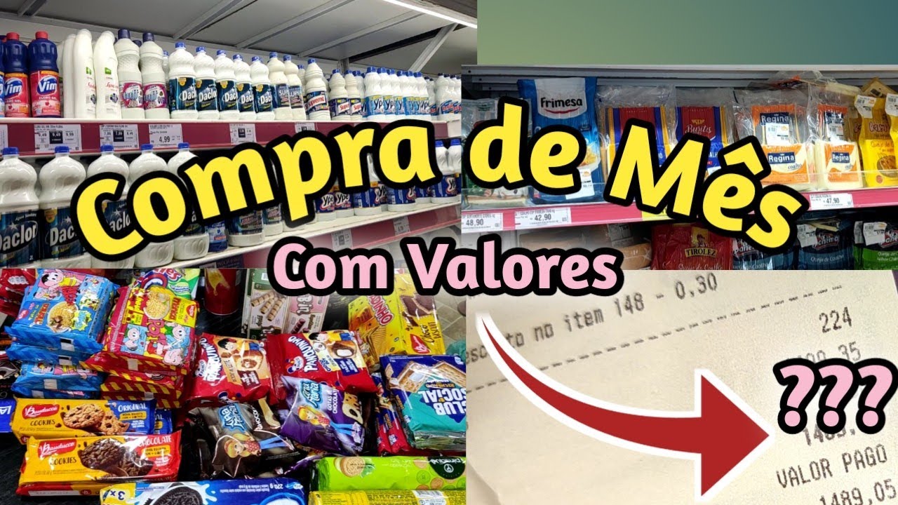 Compras de M&ecirc;s / Mar&ccedil;o 2022