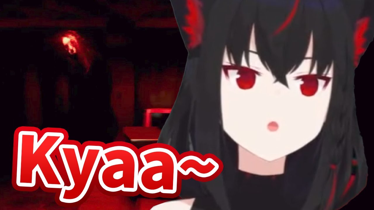 Kurokami makes a scream in horror game [Hololive/Eng sub]